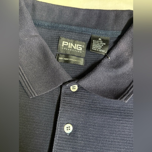PING Men’s navy blue golf polo size XL. - Picture 10 of 14